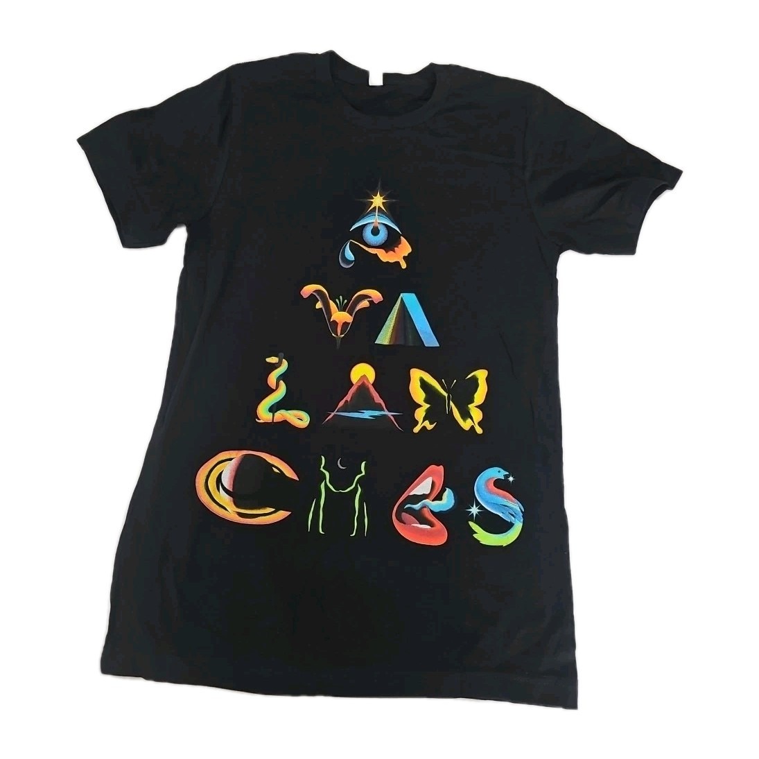 The Avalanches Band Pyramid Black T Shirt Size Small